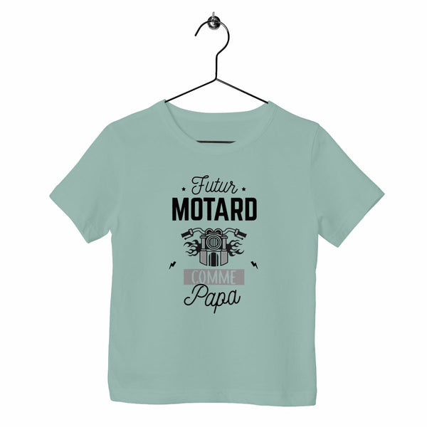 T-shirt enfant - Futur motard comme papa