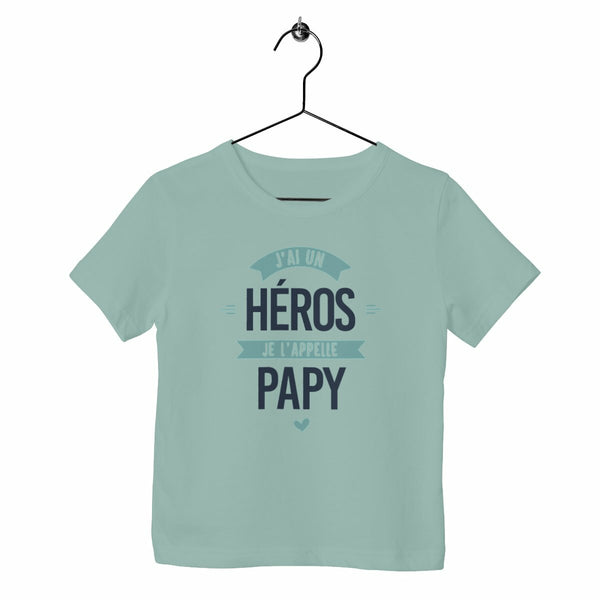 T-shirt enfant - J'ai un héros, papy