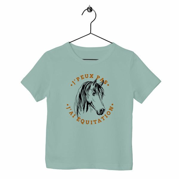 T-shirt enfant - J'peux pas j'ai équitation