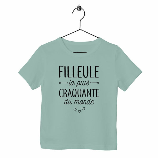 T-shirt Enfant - Filleule la plus craquante