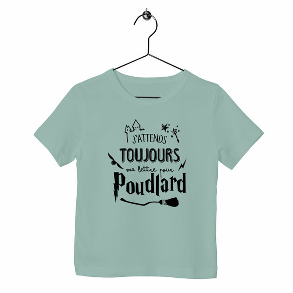 T-shirt enfant - J'attends toujours ma lettre pour Poudlard