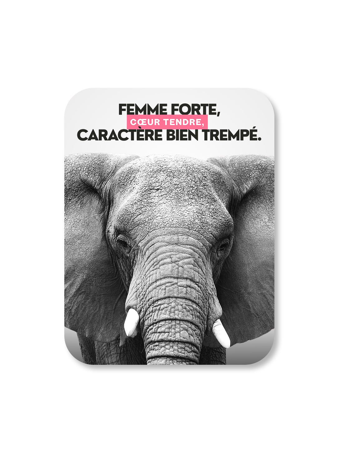 Aimant Femme forte Encre et Créations