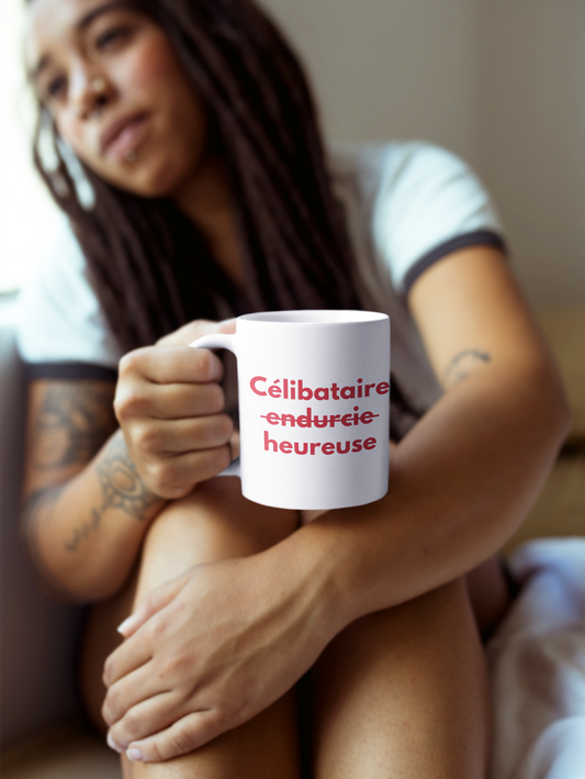 Mug céramique Célibataire heureuse