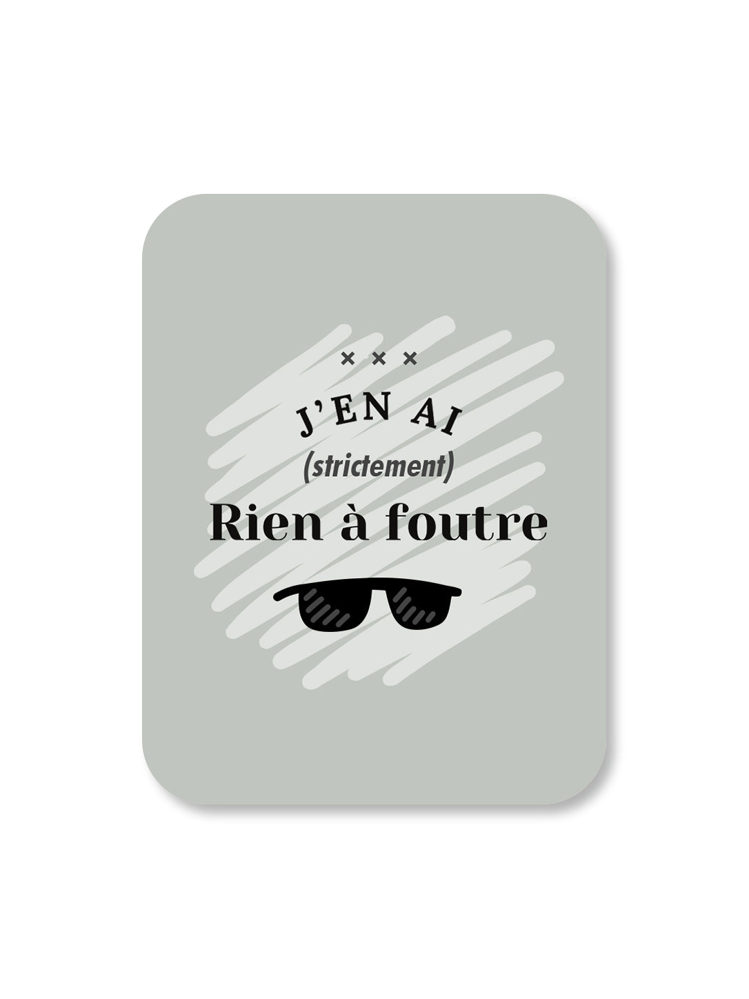 Aimant J'en ai rien à foutre Encre et Créations