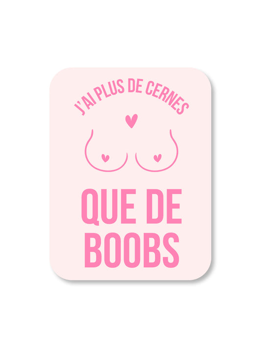 Aimant J'ai plus de cernes que de boobs Encre et Créations
