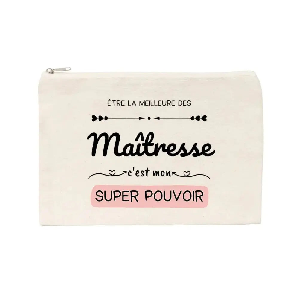 Jolie pochette Être la meilleure des maîtresse c'est mon super pouvoir