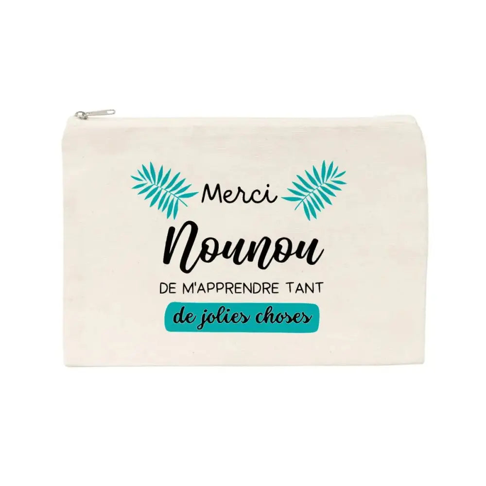 Jolie pochette Merci nounou de m'apprendre tant de jolies choses