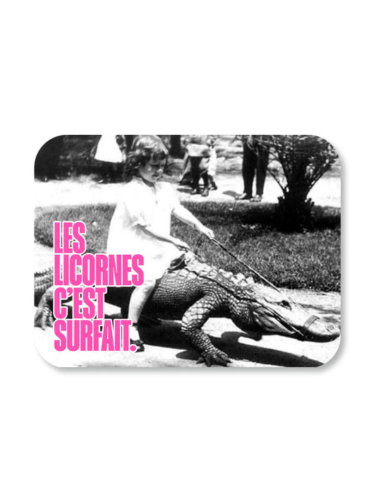 Aimant Les licornes c'est surfait