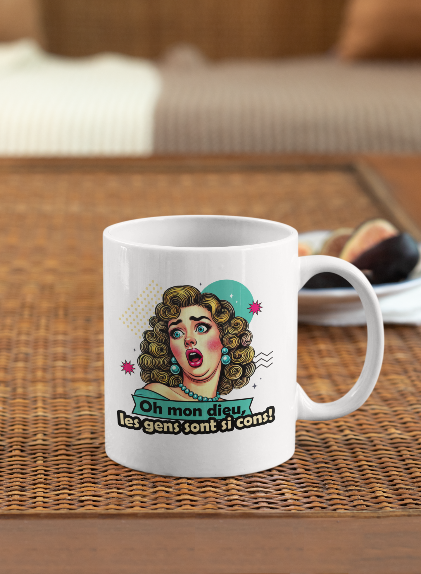 Mug céramique Oh mon dieu les gens sont si cons Encre et Créations