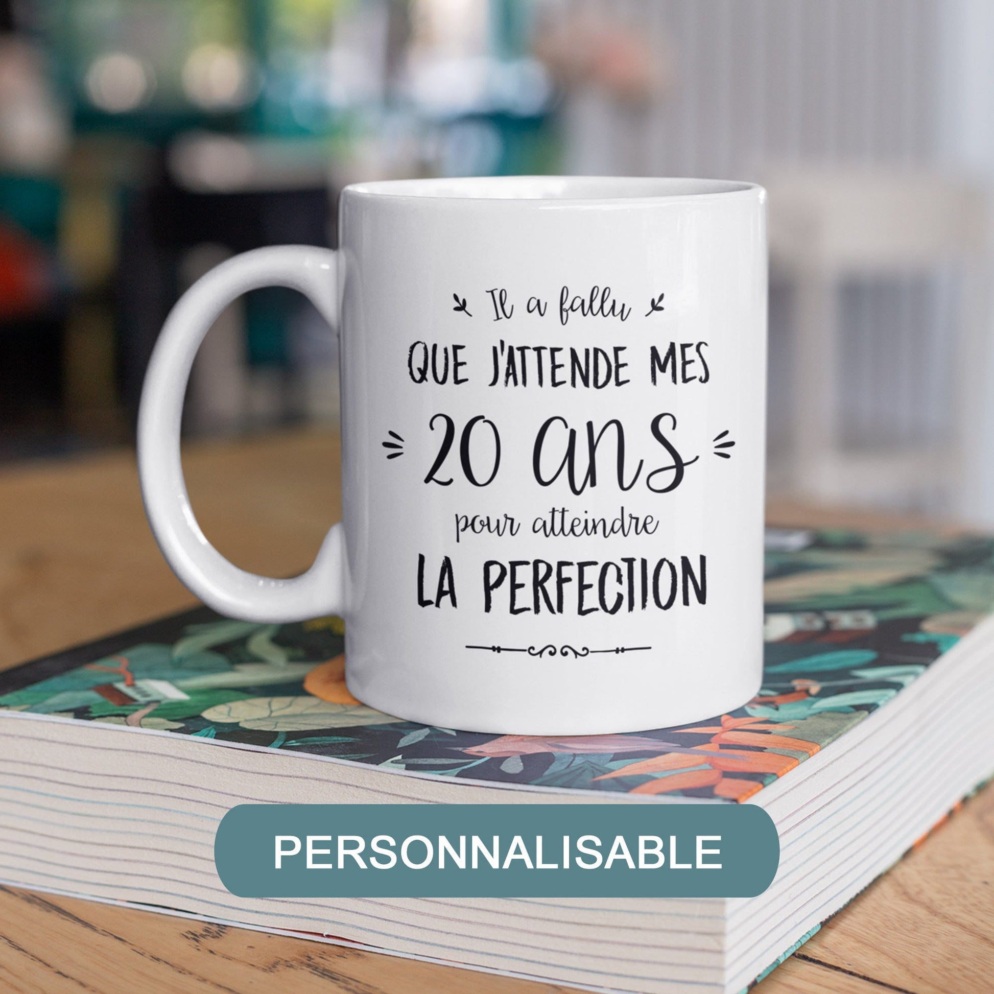 Mug céramique Atteindre la perfection personnalisable