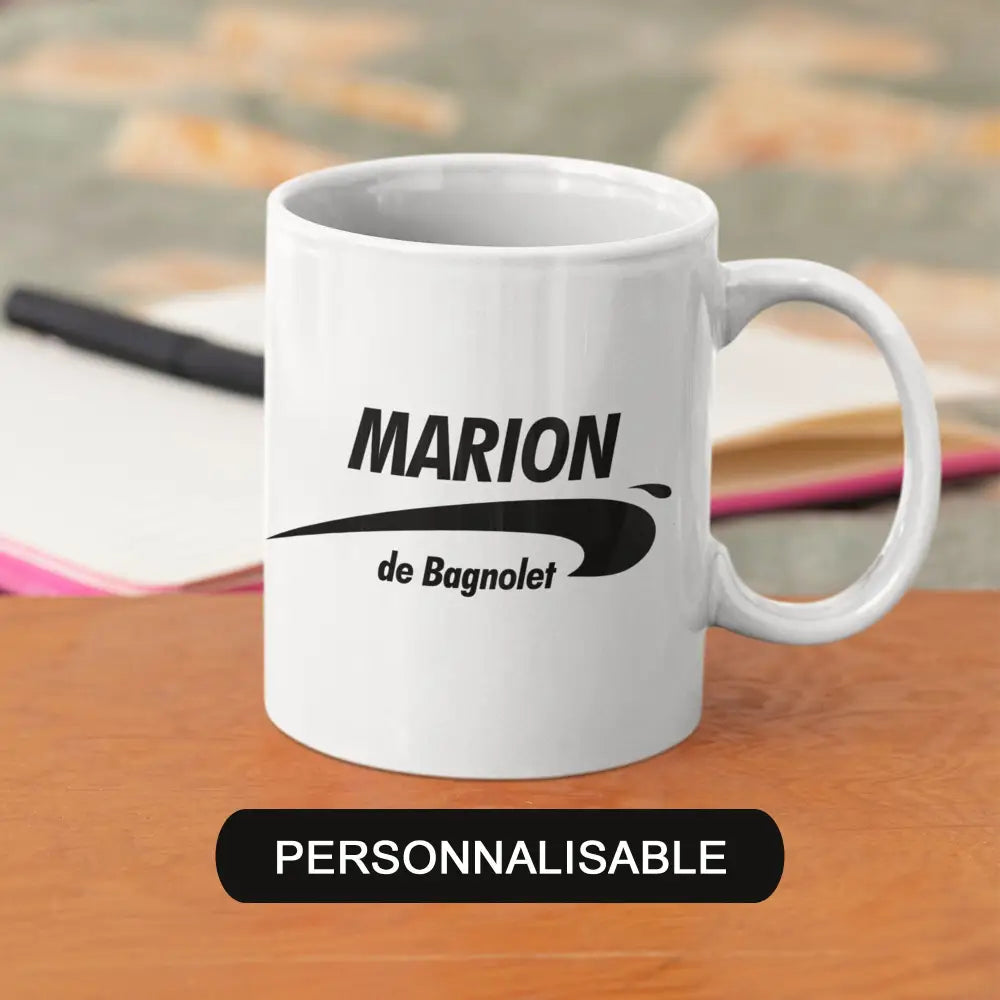 Mug céramique Brice de Nice personnalisable