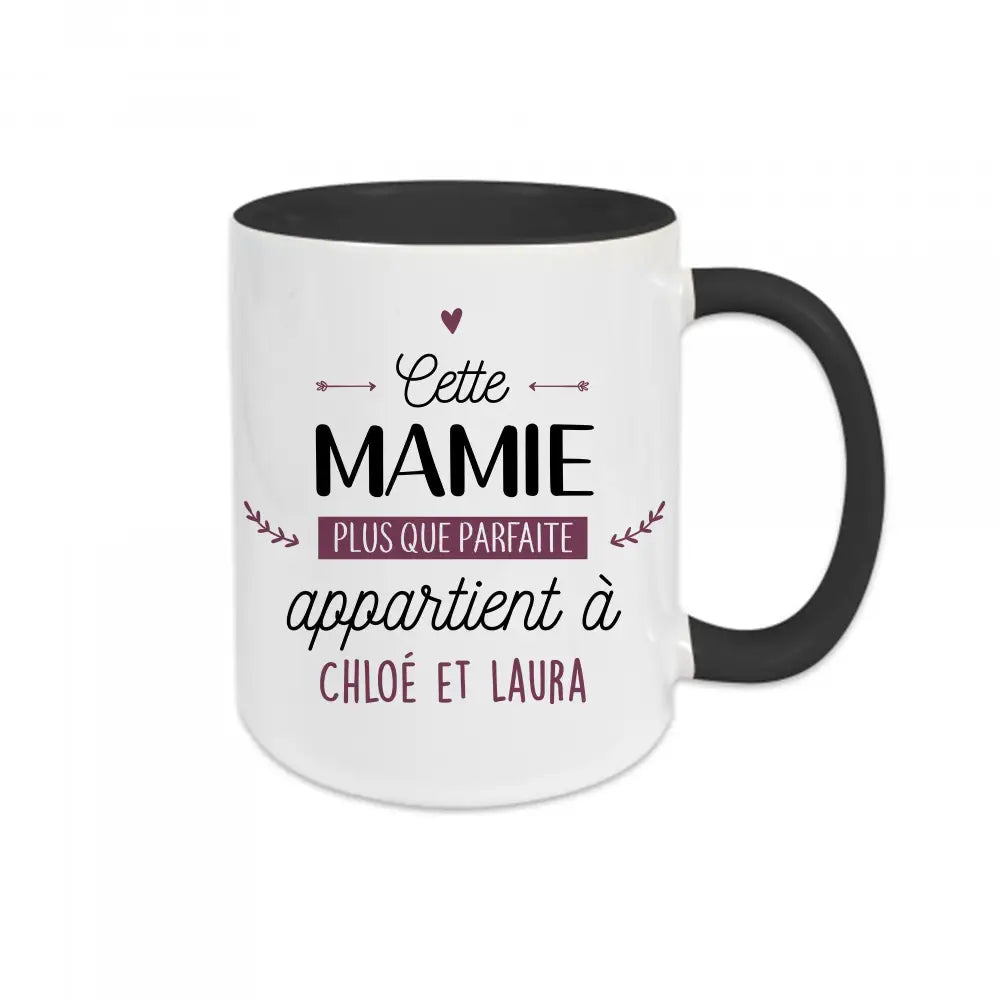 Mug céramique Cette mamie parfaite appartient à ( personnalisable ) Encre et Créations