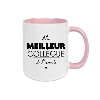 Mug céramique Élu meilleur collègue de l'année