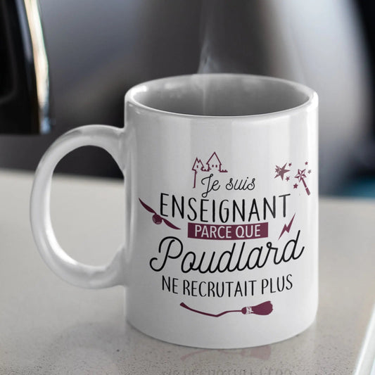 Mug céramique - Enseignant/Poudlard - Blanc - Mugs