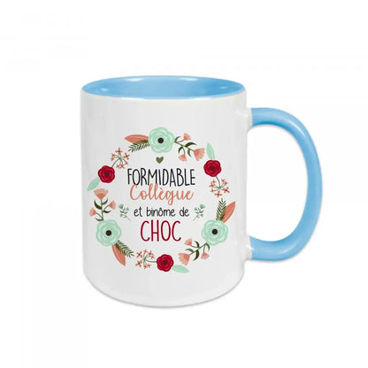 Mug céramique Formidable collègue et binôme de choc Encre et Créations