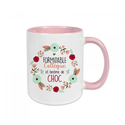 Mug céramique Formidable collègue et binôme de choc Encre et Créations