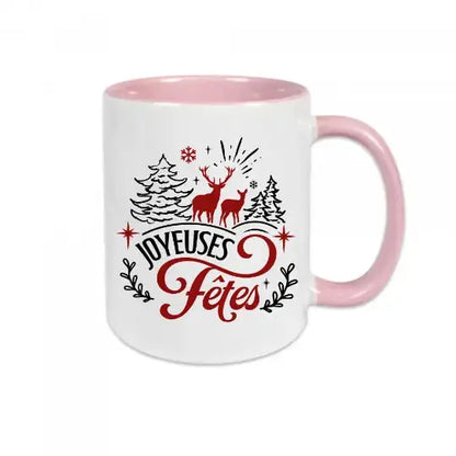 Mug céramique imprimé Joyeuses fêtes Encre et Créations