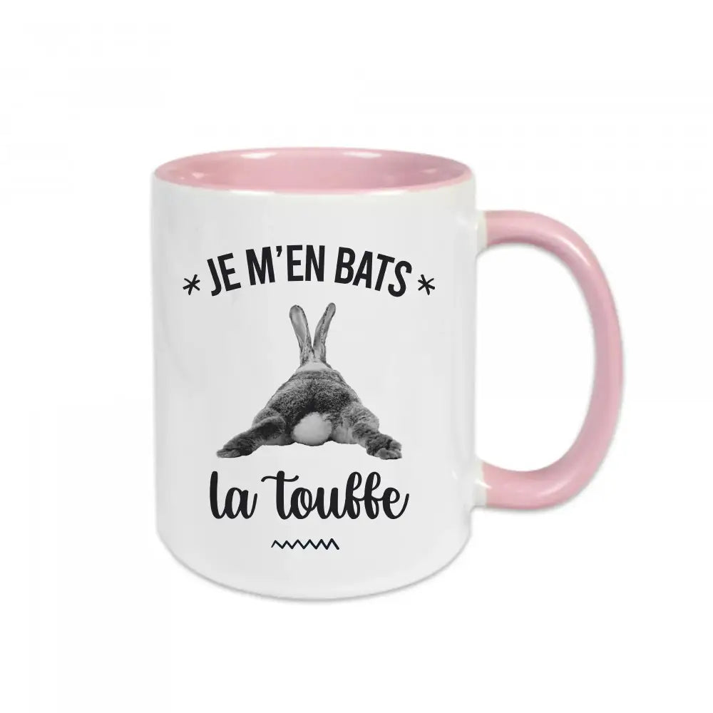 Mug céramique Je m'en bats la touffe Encre et Créations