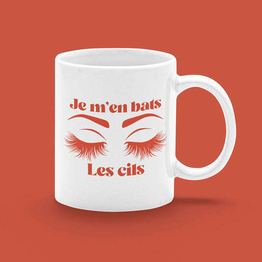 Mug céramique Je m'en bats les cils
