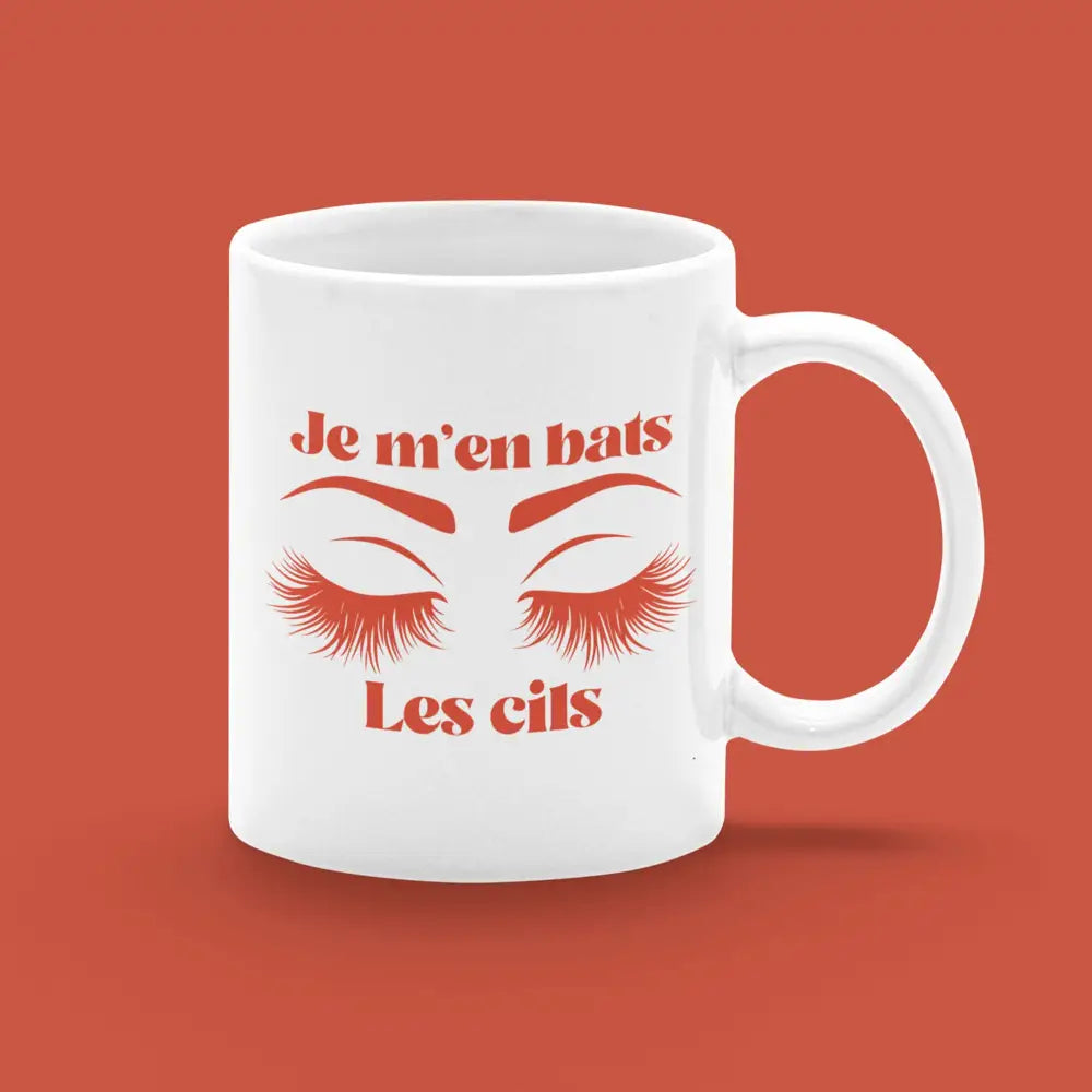 Mug céramique Je m'en bats les cils