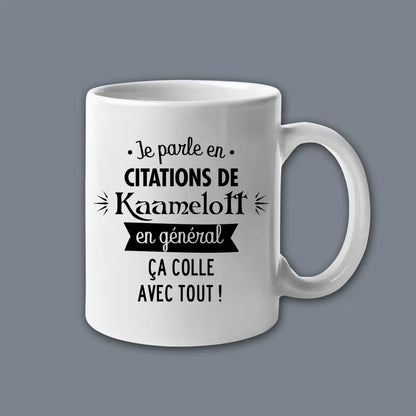 Mug céramique Je parle en citation de Kaamelott