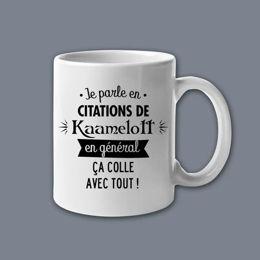 Mug céramique Je parle en citation de Kaamelott