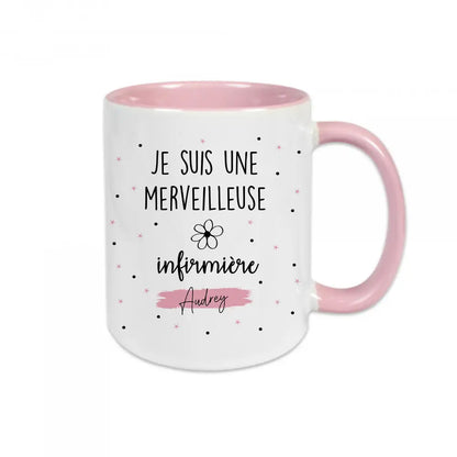 Mug céramique Je suis merveilleuse personnalisable 