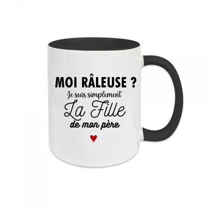 Mug céramique Je suis tout simplement la fille de mon père