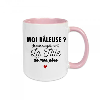 Mug céramique Je suis tout simplement la fille de mon père