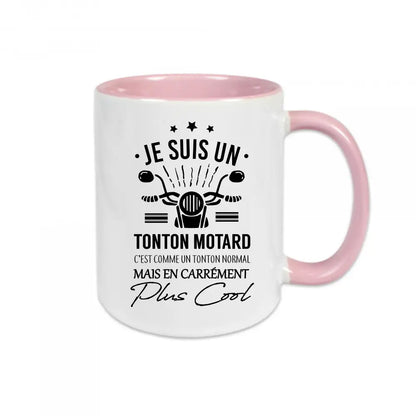 Mug céramique Je suis un papa motard personnalisable
