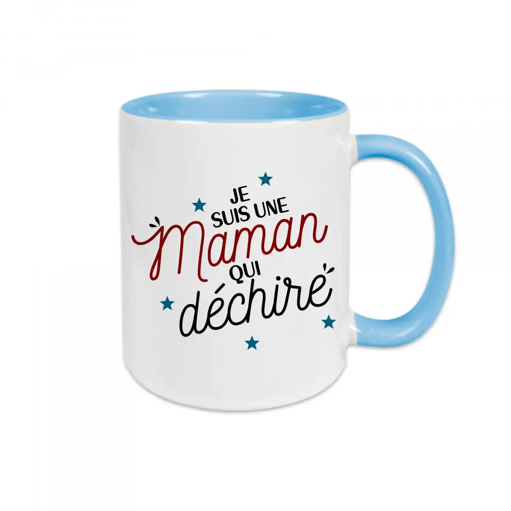 Mug céramique Je suis une maman qui déchire