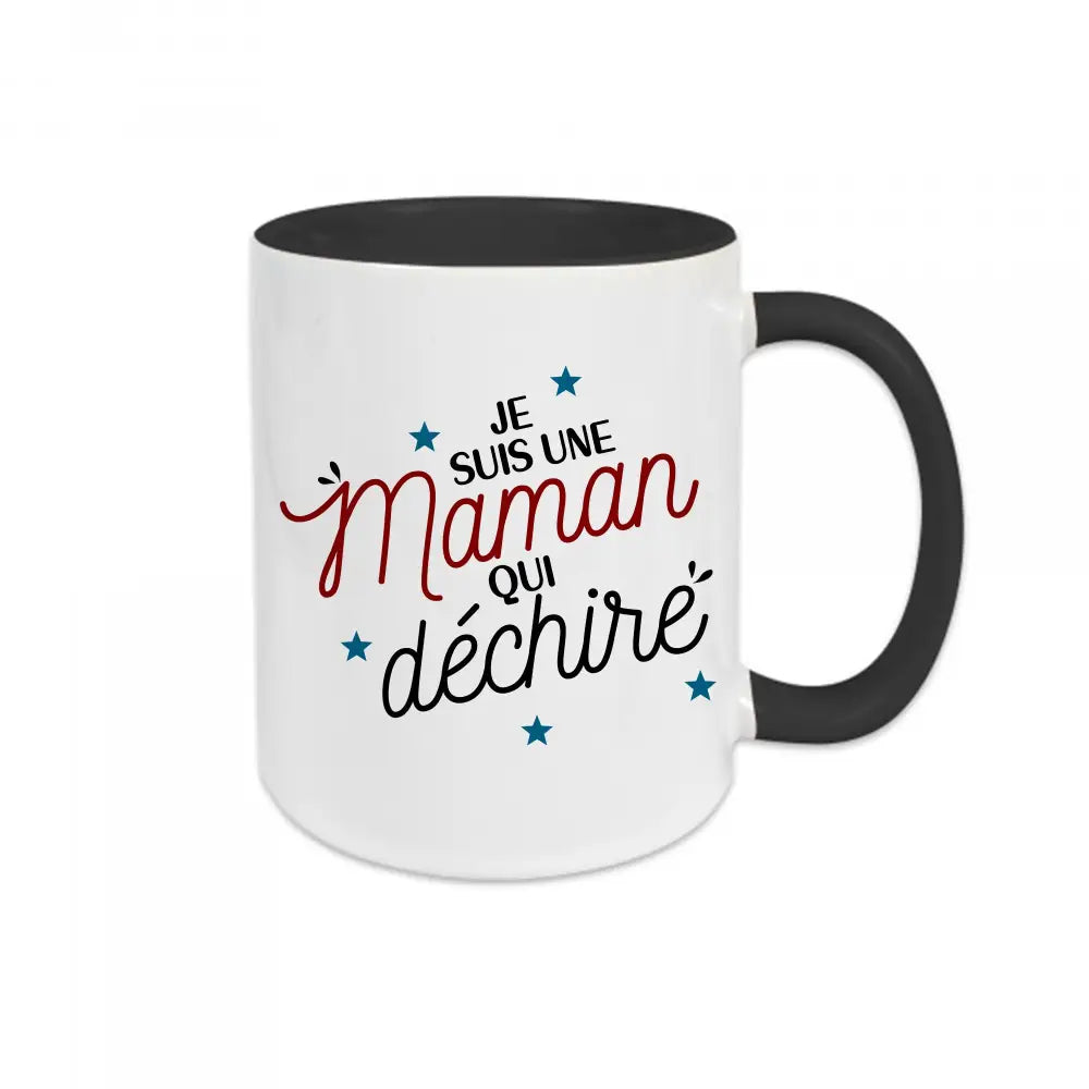 Mug céramique Je suis une maman qui déchire