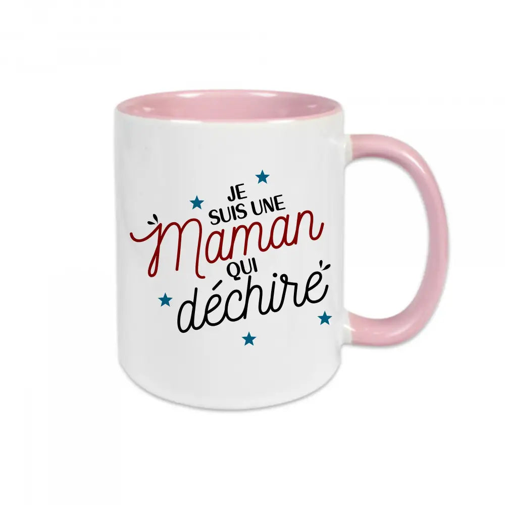 Mug céramique Je suis une maman qui déchire
