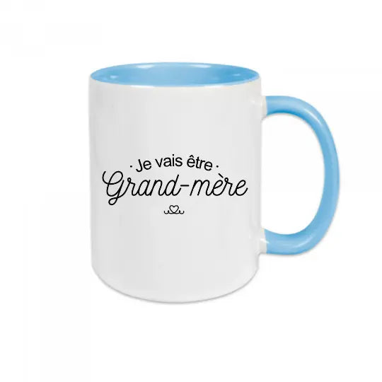 Mug céramique - Je vais être mamie - Bleu - Mugs