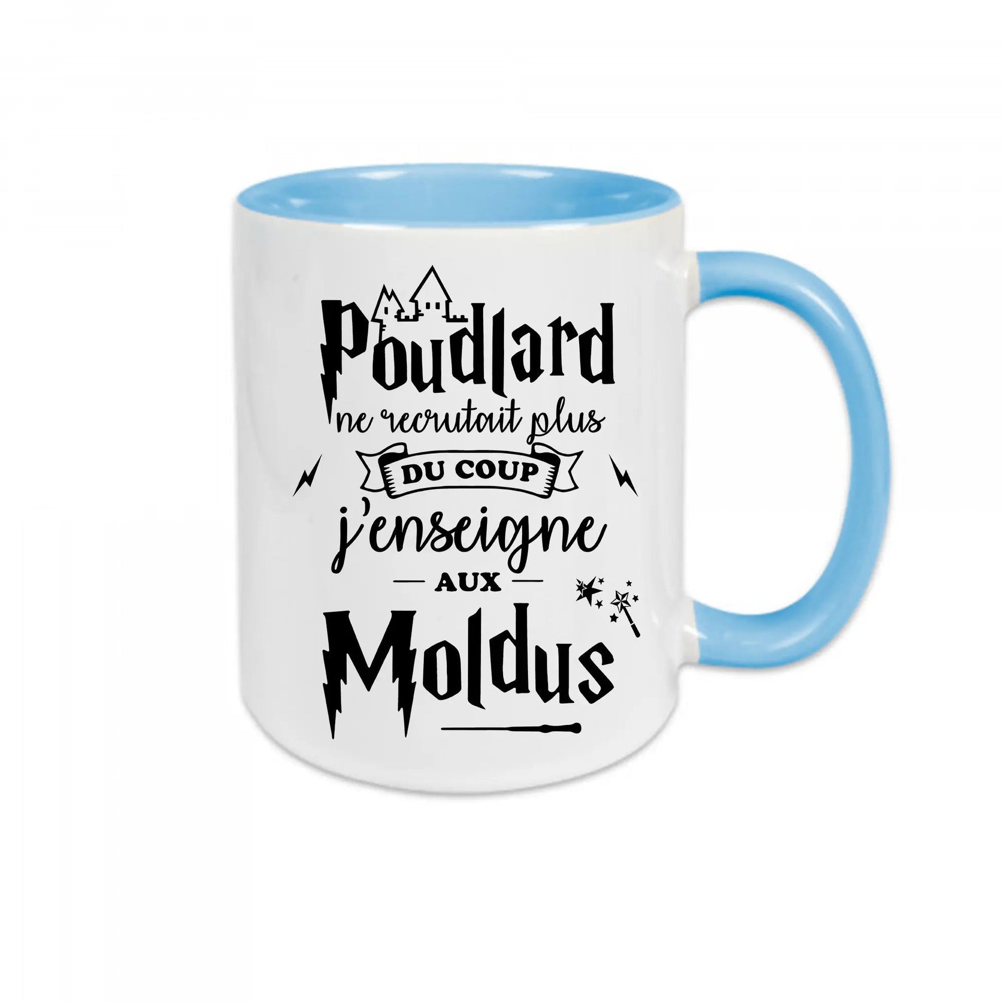 Mug céramique - J’enseigne aux moldus - Bleu - Mugs