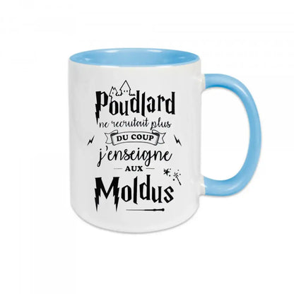 Mug céramique - J’enseigne aux moldus - Bleu - Mugs