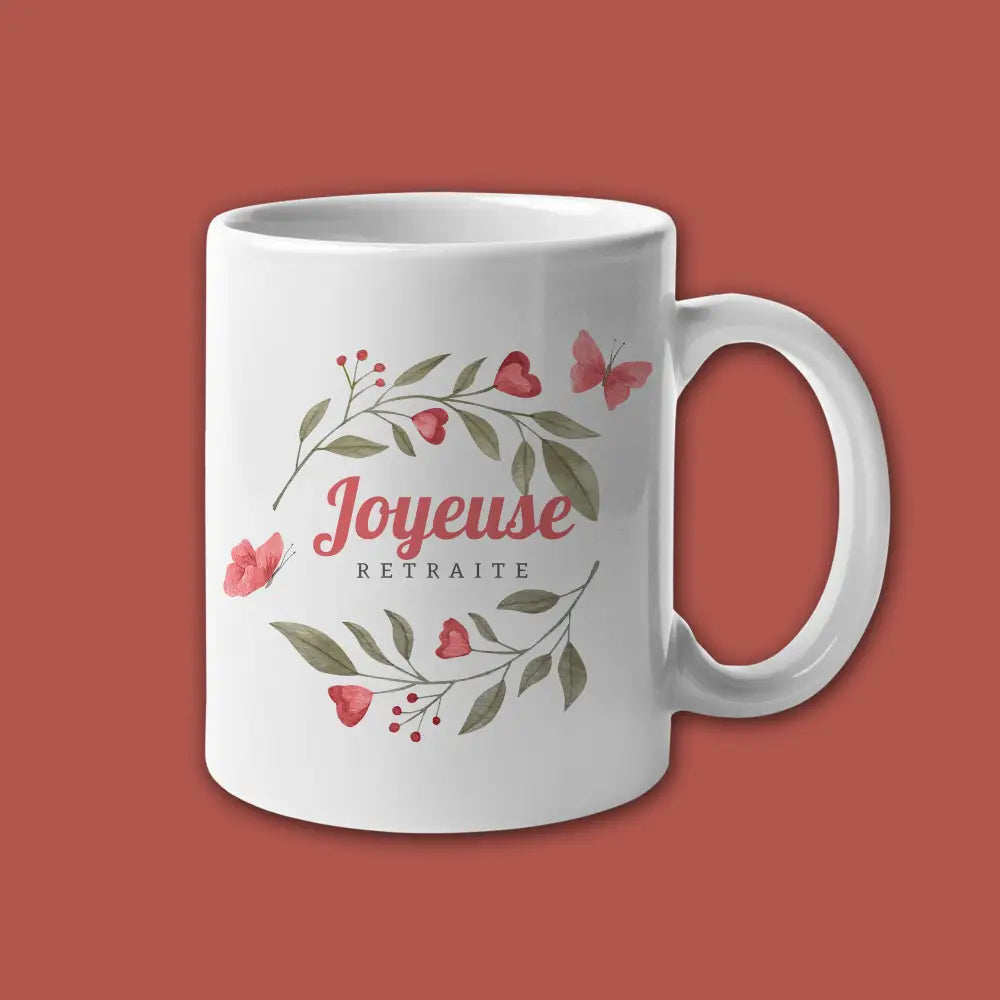 Mug céramique Joyeuse retraite