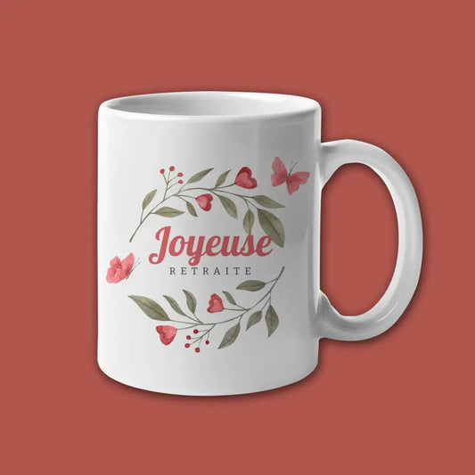 Mug céramique Joyeuse retraite