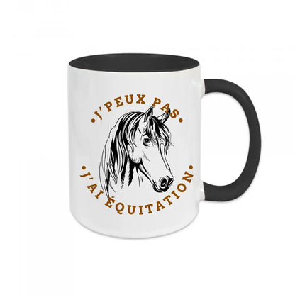 Mug céramique J'peux pas j'ai équitation