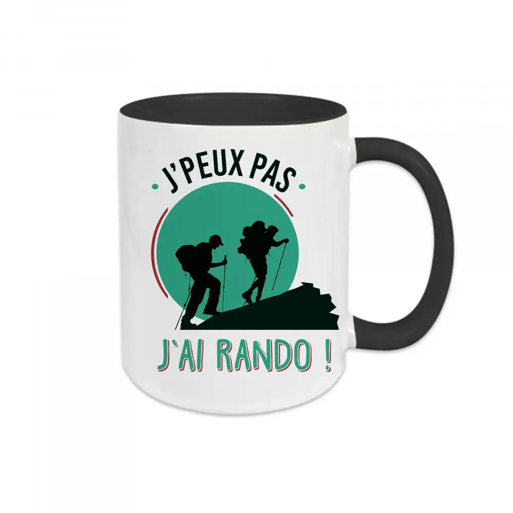 Mug céramique J'peux pas j'ai rando