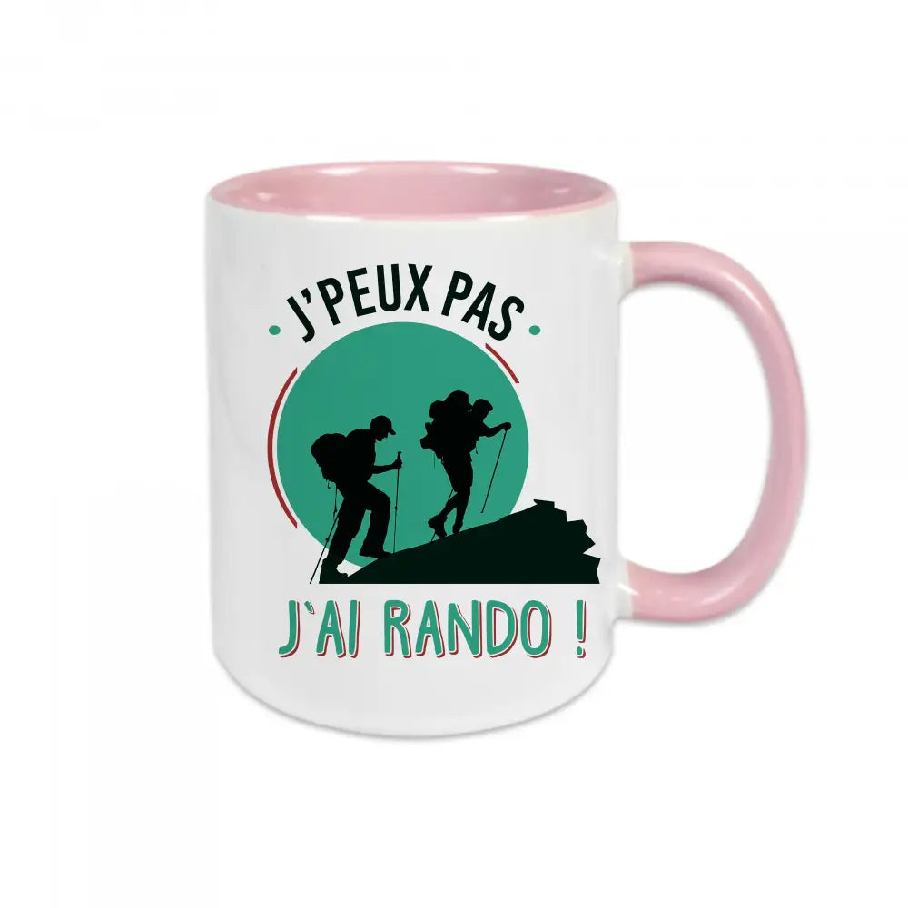 Mug céramique J'peux pas j'ai rando