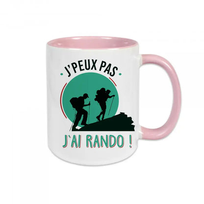 Mug céramique J'peux pas j'ai rando