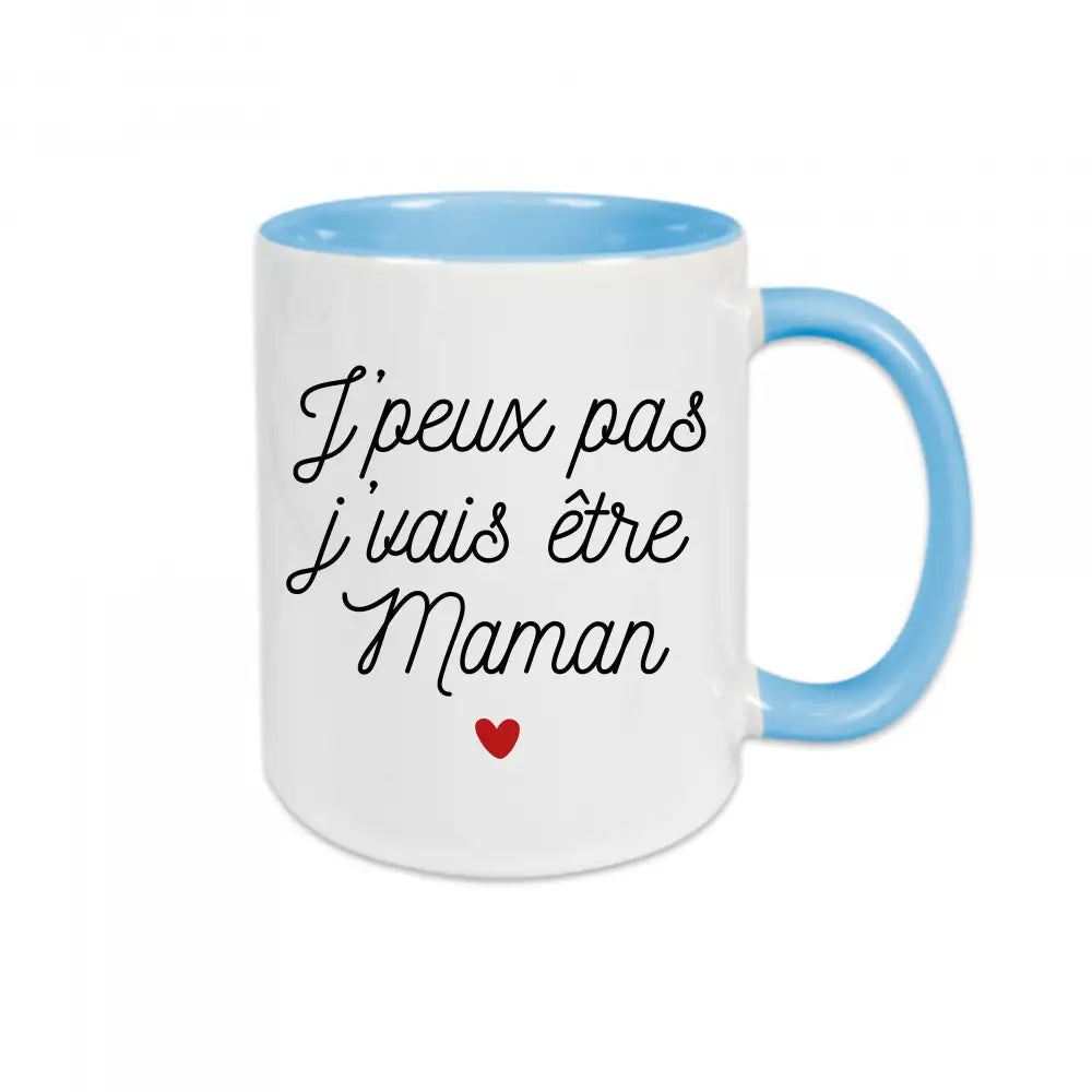 Mug céramique J'peux pas je vais être maman Encre et Créations