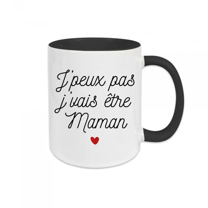 Mug céramique J'peux pas je vais être maman Encre et Créations