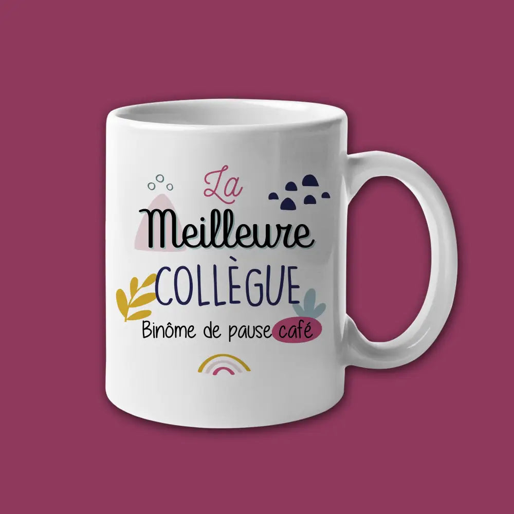 Mug céramique La meilleure collègue binôme de pause café