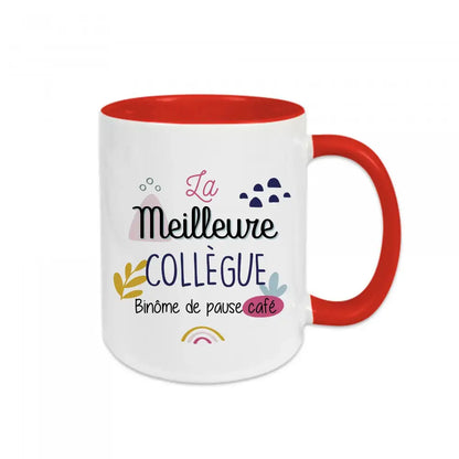 Mug céramique La meilleure collègue binôme de pause café Encre et Créations