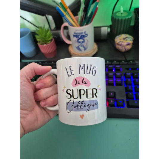 Mug céramique Le mug de la super collègue