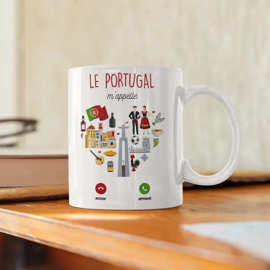 Mug céramique - Le Portugal m’appelle - Blanc - Mugs