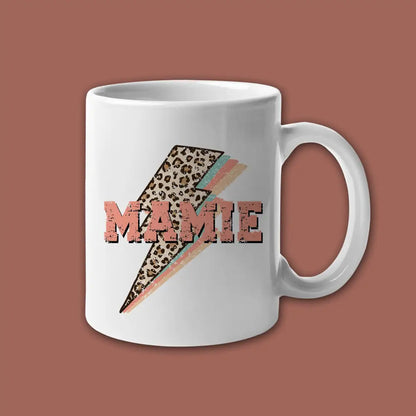 Mug céramique Mamie Léopard