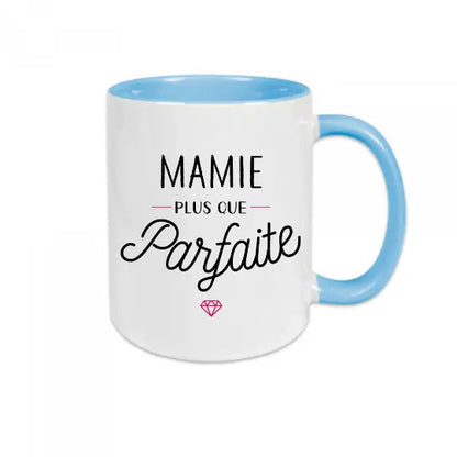 Mug céramique - Mamie plus que parfaite - Bleu - Mugs